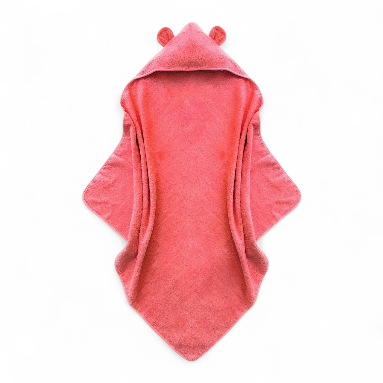 Organic Cotton Toddler Towel Boys & Girls 0-5T, color Peach with bear ears
Opens in a new window or