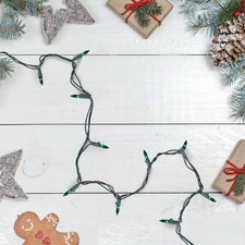 Northlight 100-COUNT TEAL MINI CHRISTMAS LIGHTS - GREEN WIRE
