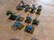 Games Workshop, Warhammer x13 Lizardmen + x2 Warriors Skink Skirmishers Seraphon