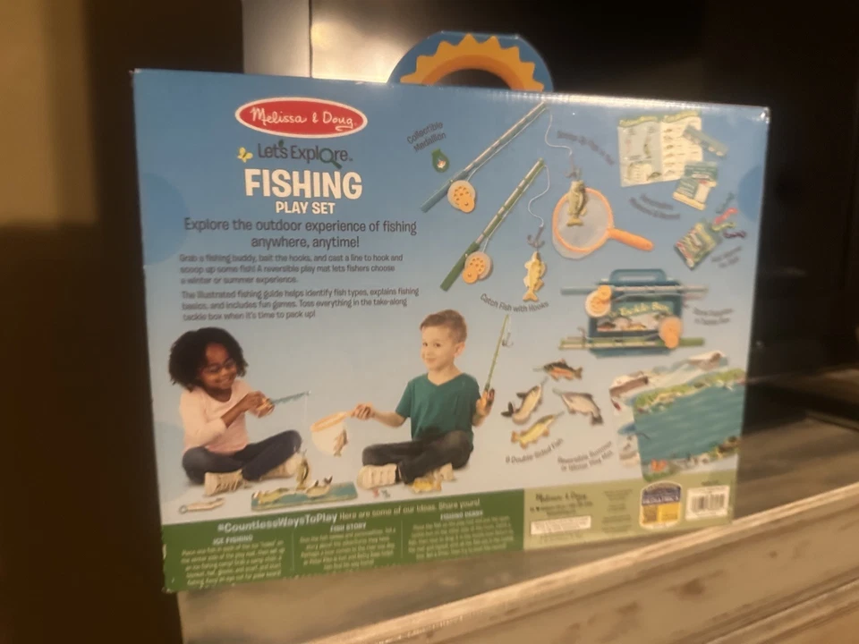 Melissa & Doug Let's Go Explore Fishing Play Set (NEW) - Image 3 of 3