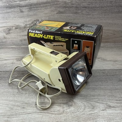 First Alert Ready-Lite Rechargeable Light - Vintage In Original Box W Manual