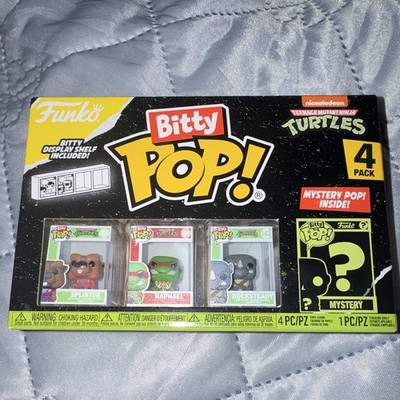 Funko Bitty Pop! Teenage Mutant Ninja Turtles 4er Pack mit Display & Mystery