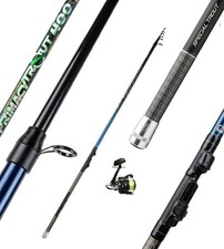 Kit Pesca Trota Torrente Canna Teleregolabile Primacy 4Mt Mulinello con Filo