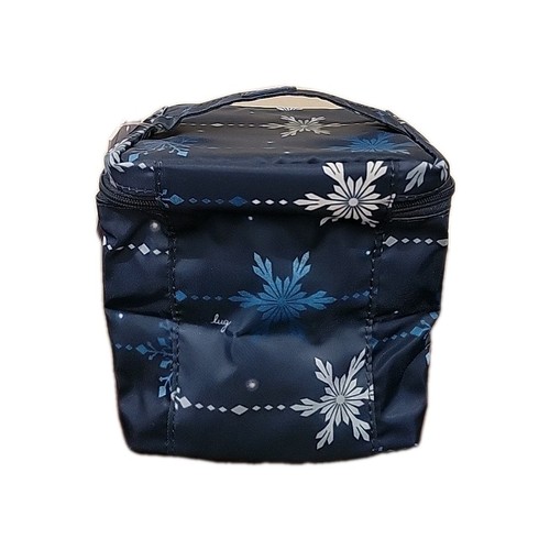 Lug Box Top Cosmetic Case - Snowflake Navy - Picture 3 of 5