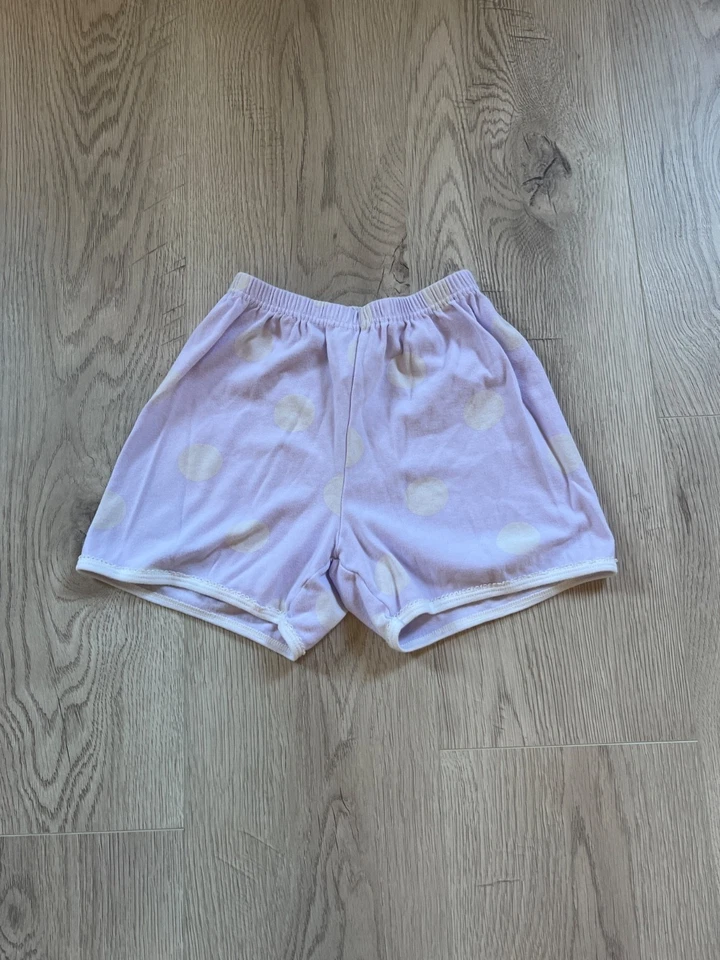 Pantalones cortos suaves Petite Bateau púrpura claro talla 10 Foto 3 de 4