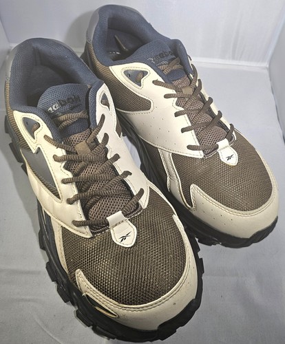 Reebok Herren hellbraun/braun/schwarz Hyperium Arbeit Eh Stahlkappe Bau Schuh Gr.12W - Bild 6 von 18