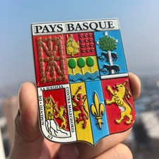 Spain Fridge Magnets  Pays Basque“ - 2012 - Southwest France （Blemish）