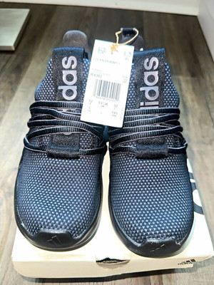 adidas Lite Racer Adapt 7.0 K Kids Sneakers US 1 Black Slip-On IE6382