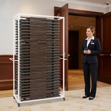 Chair Trolley, Iron Chair Cart For Party Events, Hotels Load-bearing 220.46lbs