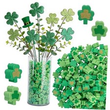 240 Pcs Sponge St. Patrick's Day Vase Filler Decorations, Irish Sponge-240pcs