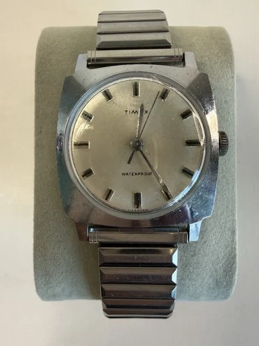 Vintage 1969 Timex Men's Watch 1134 24 69 - M24 Movement & Speidel Band - REPAIR
