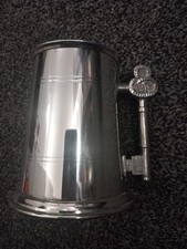 Old English Pewter With 21 Key Handle Tankard Mug