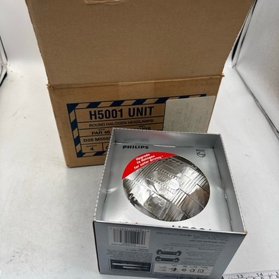 Philips Headlamp H5001 Round Halogen 12 Volts  PAR 46 2 Lugs (Box of 4)