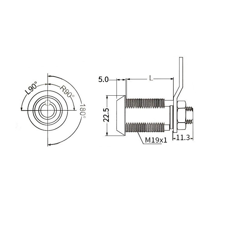 Machine Door Lock Key 5pcs 27mm Cam Lock Key Kit For Pinball Machine Arcade Cabinet Door ...