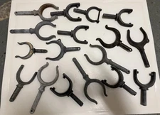 Antique Vintage OAR LOCK Huge LOT Of 17 Boat Hardware Oar Locks