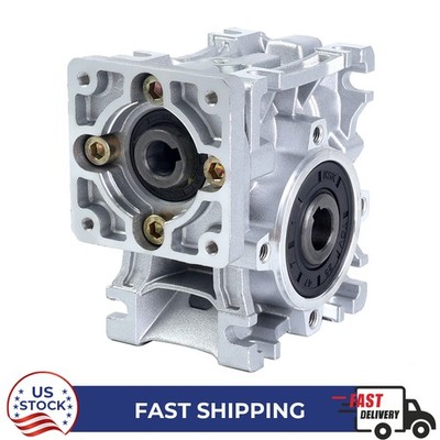 NMRV030 Worm Gearbox Speed Reducer 5 10 20 30 50:1 11mm Input for Nema23 Stepper