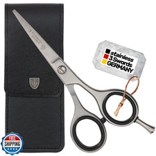 3 Swords Germany   professional BEARD MUSTACHE HAIR SCISSORS, stainless steel