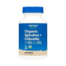 Spiruline Bio Plus Chlorelle 180 Comprimés 1500 Mg