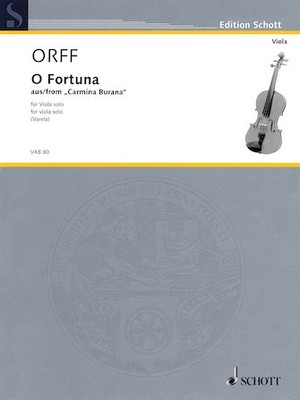 O Fortuna from Carmina Burana Viola Solo