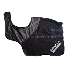 Back on Track Therapeutic Fleece Exercise Quarter Sheet in Black - 49"