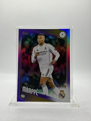 2026 Topps Purple Holo #112 KYLIAN MBAPPE  (#'d / 250) FRANCE