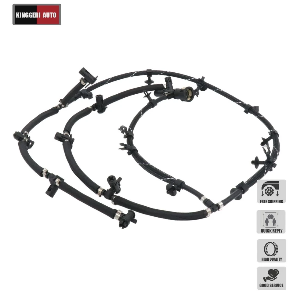 Línea de retorno de inyector de combustible para Ford F-250 F-350 Super Duty 11-16 6,7 L BC3Z9A564B Foto 3 de 4