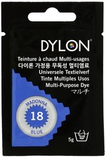 Dylon Multi-Purpose Fabric Dye Madonna Blue 5...