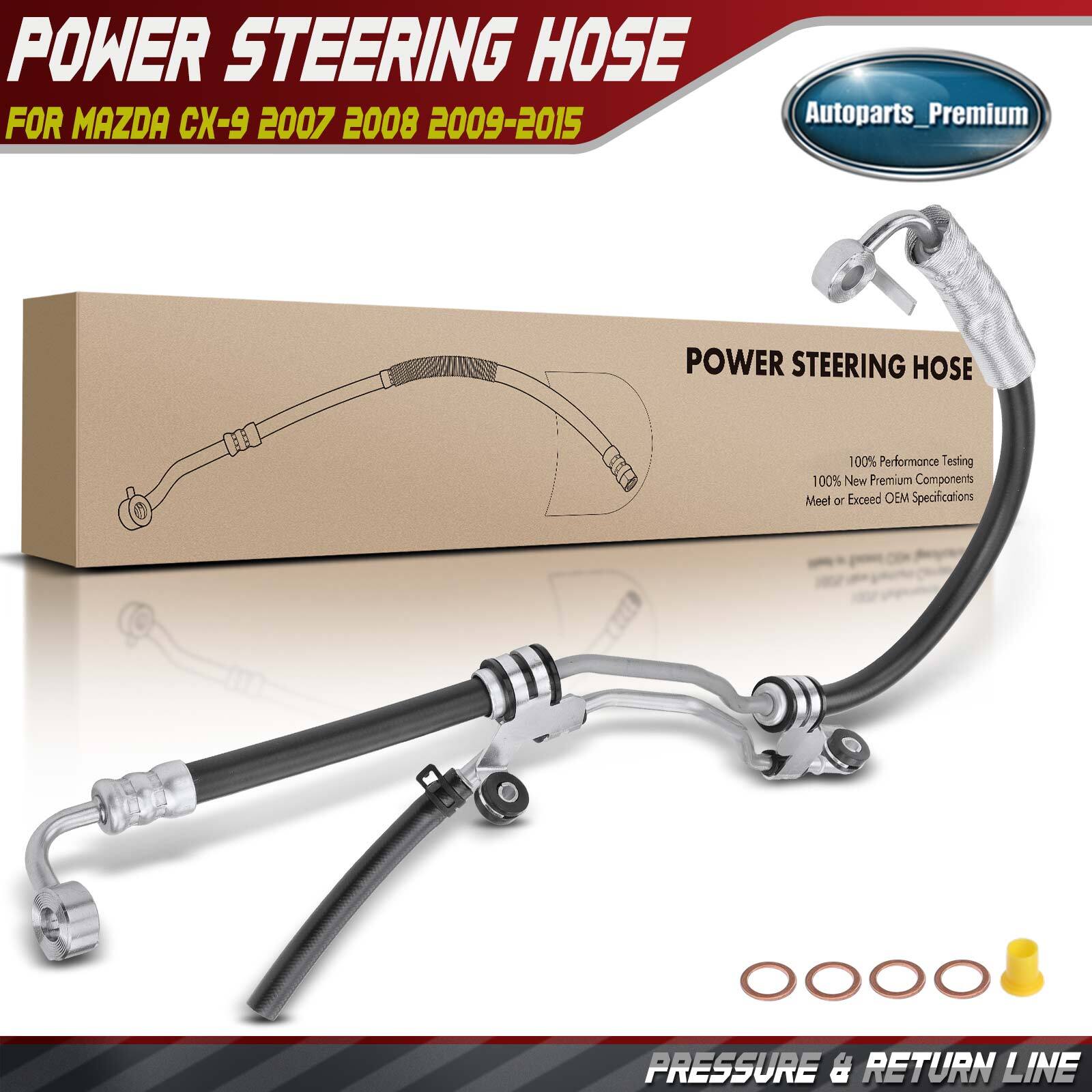 Power Steering Pressure & Return Hose Assembly for Mazda CX9 CX9 3.5 3