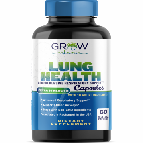 Lung Support Supplement for Respiratory Health, Lung Cleanse & Detox STRONG DOSE - Picture 1 of 7