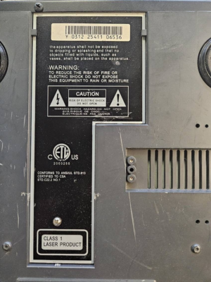 Numark Axis 9 Professional CD Player Sold For Parts | eBay