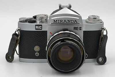 1975 Vintage Miranda AiC RE-II 35MM Film Camera w/ 50mm Lens Rare