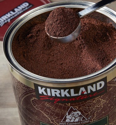 Kirkland Signature Dark Roast Ground Coffee – 3 Lbs, Fine Grind, Kosher, Colombia