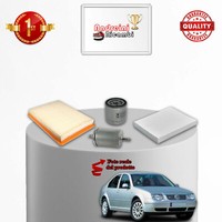 Set Service 4 Filter VW Bora 1.6 16V 77KW 105CV Von 2000-> 2005