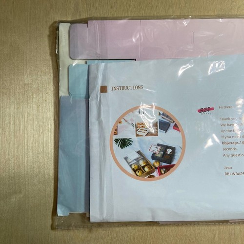 Bastelpapier Mondkuchen Box mit durchscheinenden Deckeln und Trennwänden Bäckerei Geschenk 10 Stück - Bild 7 von 11
