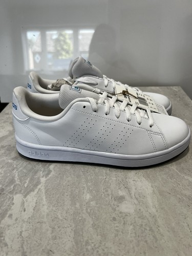 Entrenadores de pista base ADIDAS Advantage talla 7,5 nuevos genuinos precio de venta sugerido por el fabricante £55 #d1 - Imagen 2 de 7