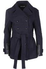 A.l.c. Double Breasted Wool Blend Coat Us 10 Uk 14