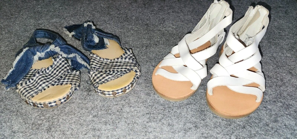 Лот из 2 Zara Baby девочки сандалии размер 22/США размер 6...милый!!!! - Изображение 3 из 4