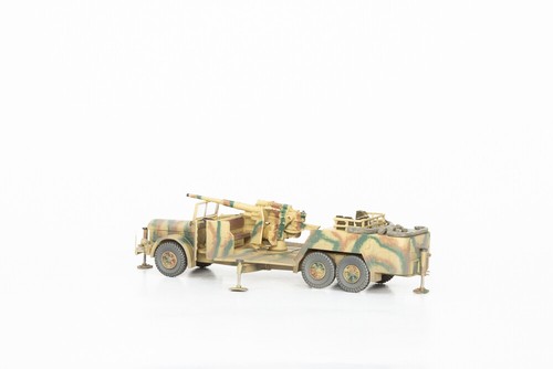 VOMAG FLAK 88mm Wespe 1:87 móvil cañón antiaéreo resina listo construido 87182 - Imagen 2 de 5