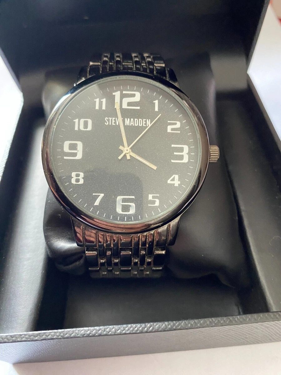 Steve madden hotsell stainless steel watch