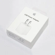 Original Apple iPhone 5W USB Power Charger Adapter for iPhone A1385 New Sealed!