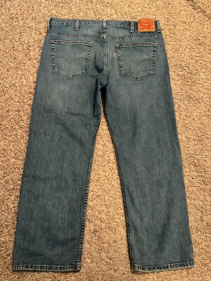 EUC Levi's 569 Loose Straight Jeans Mens tag=38x30 (MEASURED 39x29) (9473)