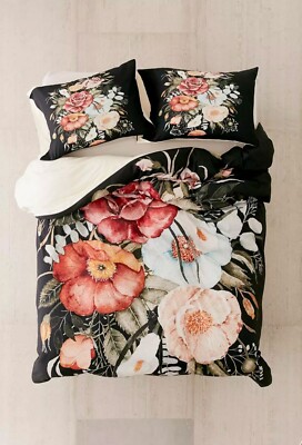 New Urban Shealeen Louise For Deny Roses And Poppies Bouquet Duvet Queen