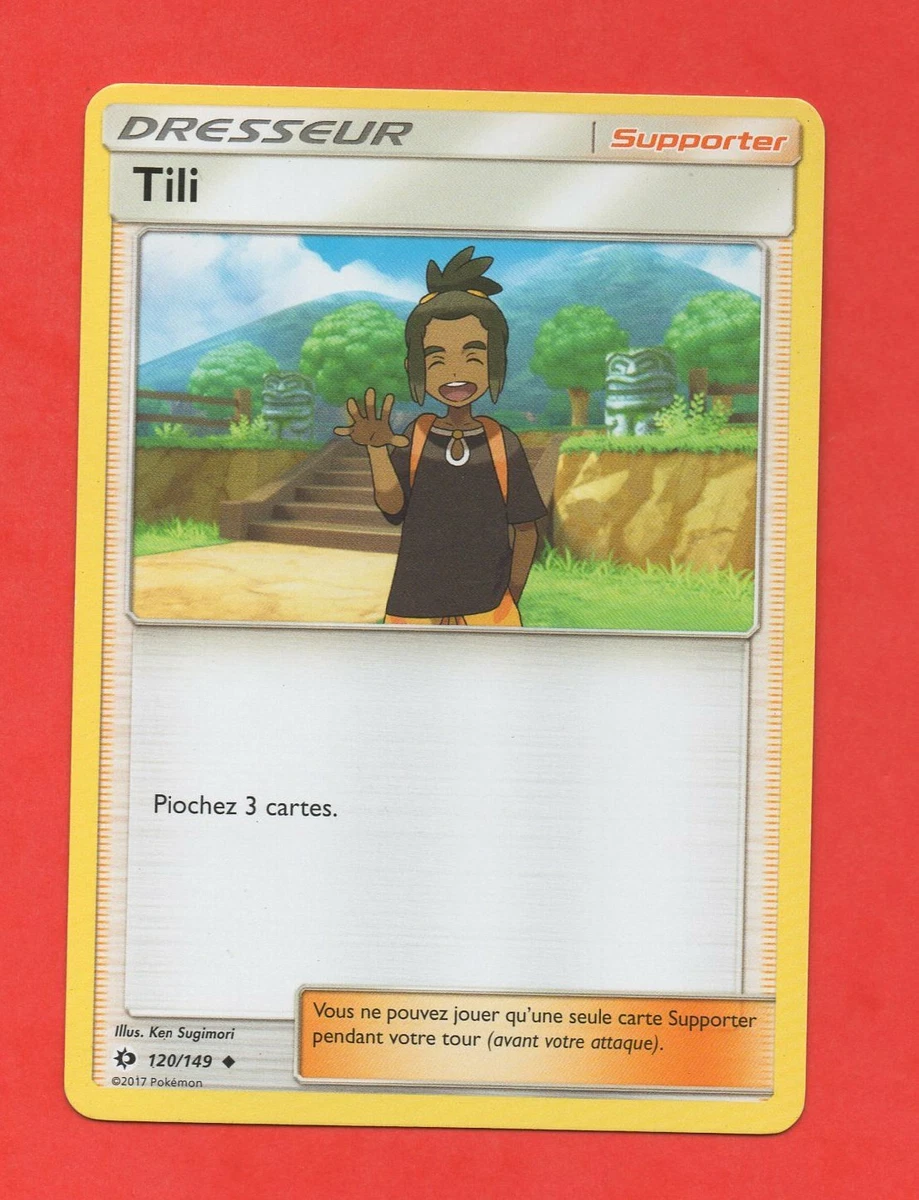 Pokémon Entrenador N° 120/149 - TILI (A6636) Cartas JCC 2017 Francés