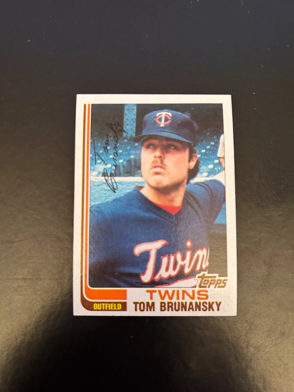 Tom Brunansky trading card