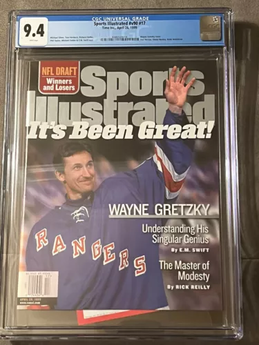 Sports Illustrated - April 26, 1999 - WAYNE GRETZKY - It’s Been Great  CGC 9.4