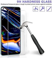For Realme 7 4G Tempered Glass Screen Protector Clear TOUGH Guard 9H Hardness 