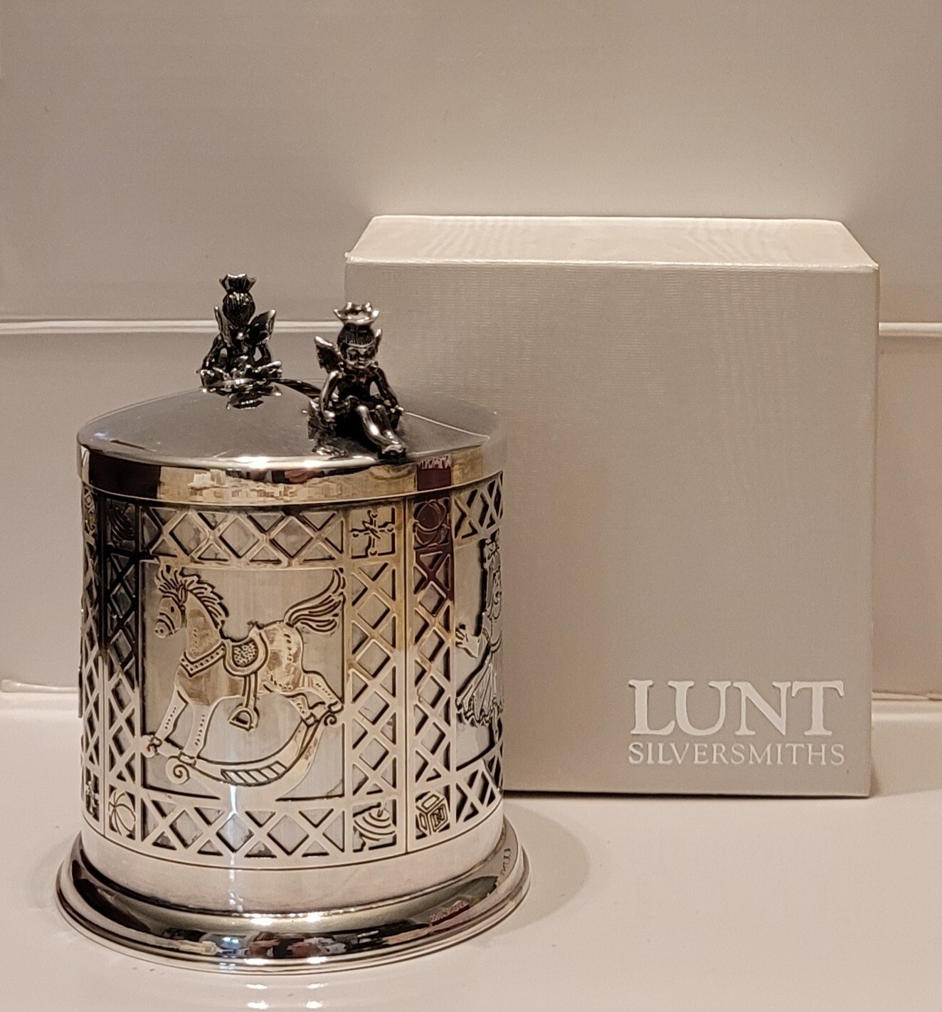 Lunt Silversmith SilverPlate Tooth Fairy Bank eBay(02)