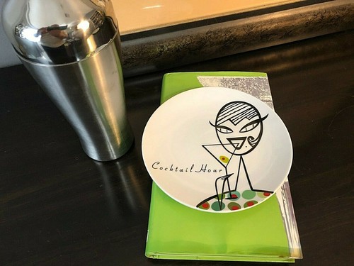 (4) Diseño "Cocktail Hour Anyone" en Caja Platos de Snack/Postre/Aperitivo - Imagen 5 de 10