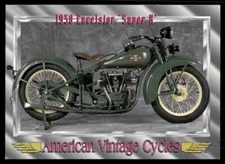 Excelsior Super 1993 American Motorcycles Card #10 (NM)