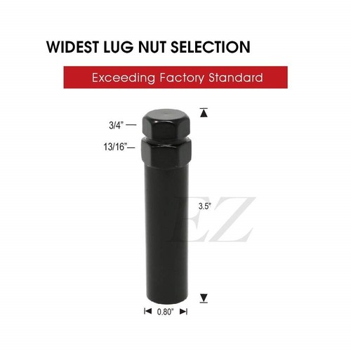 Spline Tuner Lug Nuts Set with Key 12x1.5 for Toyota 4Runner Camry - Picture 3 of 3